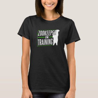 Zookeeper In Training Keeping Job Zookeepping Zoo  T-Shirt