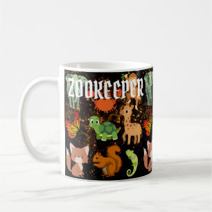 Zookeeper Safari Wildlife African Savanna Animals Coffee Mug