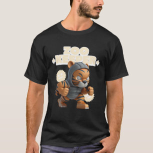 Zookeeper Tiger Costume African Animals Woman Men T-Shirt