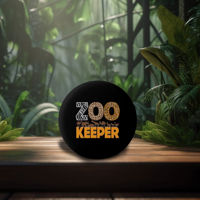 Zookeeper Zoo Animal Explorer Fun Safari Jungle 6 Cm Round Badge (Creator Uploaded)