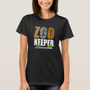 Zookeeper Zoo Keeper African Animals Zebra Giraffe T-Shirt