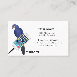 Zookeepers business card