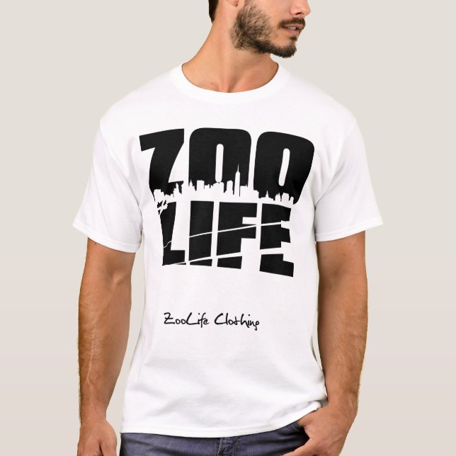 ZooLife CityScape Black T-Shirt (Front)