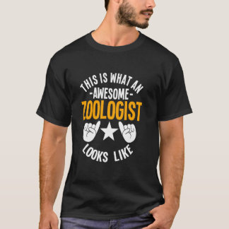 Zoologist Awesome Scientist Animal Lover Biologist T-Shirt