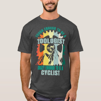 Zoologist Biker Design T-Shirt