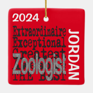 Zoologist Extraordinaire CUSTOM Ceramic Ornament