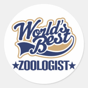 Zoologist Gift Classic Round Sticker