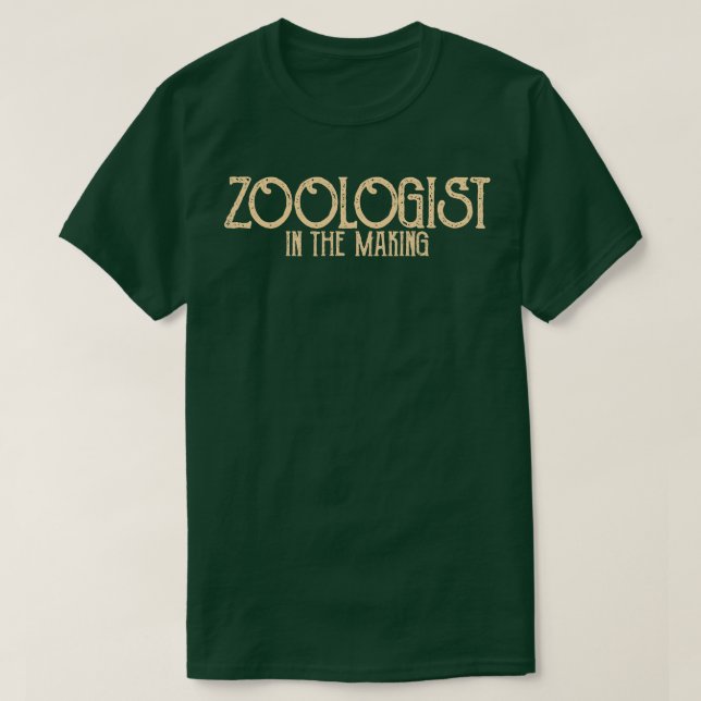 Zoologist In The Making T-Shirt (Design Front)