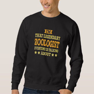 Zoologist Job Title Employee  Worker Zoologist Sweatshirt