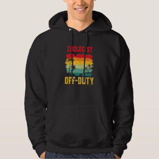 Zoologist On Holiday Off Duty Summer Break Outfit Hoodie