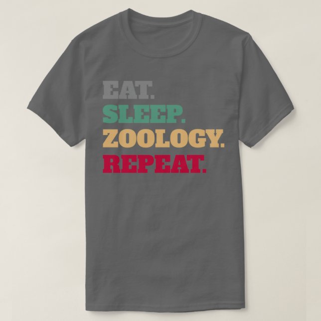 Zoologists Hobby Profession Zoologist Gift Idea T-Shirt (Design Front)