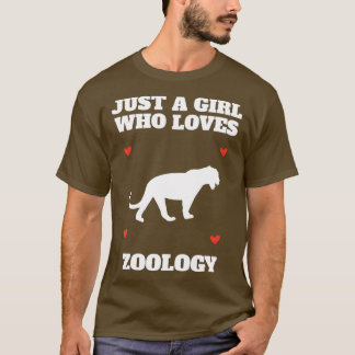 Zoologists Zoologist Girls Woman Girl Playerin Gif T-Shirt