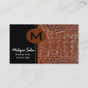 Zoology Alligator Business Card template