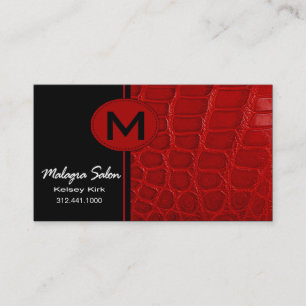 Zoology Crocodile Business Card template