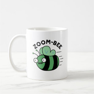 Zoom-bee Funny Halloween Zombie Bee Pun Coffee Mug