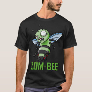 Zoom-bee Halloween Funny Zombie Bee Puns T-Shirt