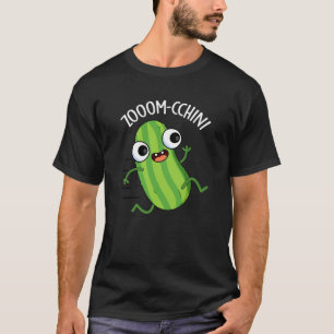 Zoom-cchini Funny Zucchini Pun Dark BG T-Shirt