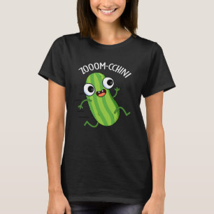 Zoom-cchini Funny Zucchini Pun Dark BG T-Shirt