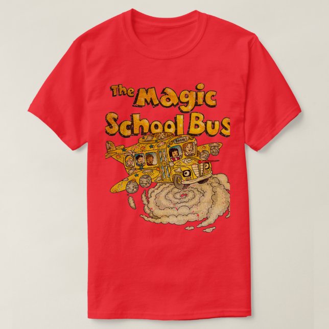 ZOOM THE MAGIC SCHOOL BUS RETRO T-Shirt (Design Front)