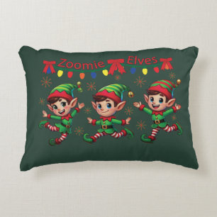 Zoomie Elves Christmas Decorative Cushion