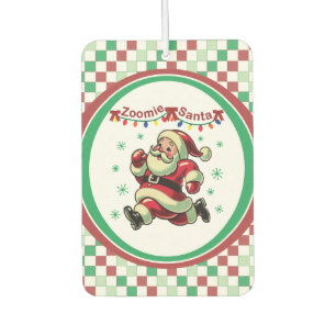 Zoomie Santa Christmas Car Air Freshener
