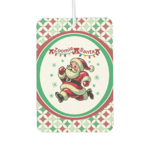 Zoomie Santa Christmas Car Air Freshener