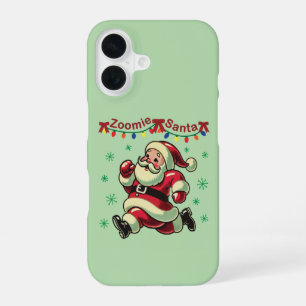 Zoomie Santa Christmas iPhone 16 Case