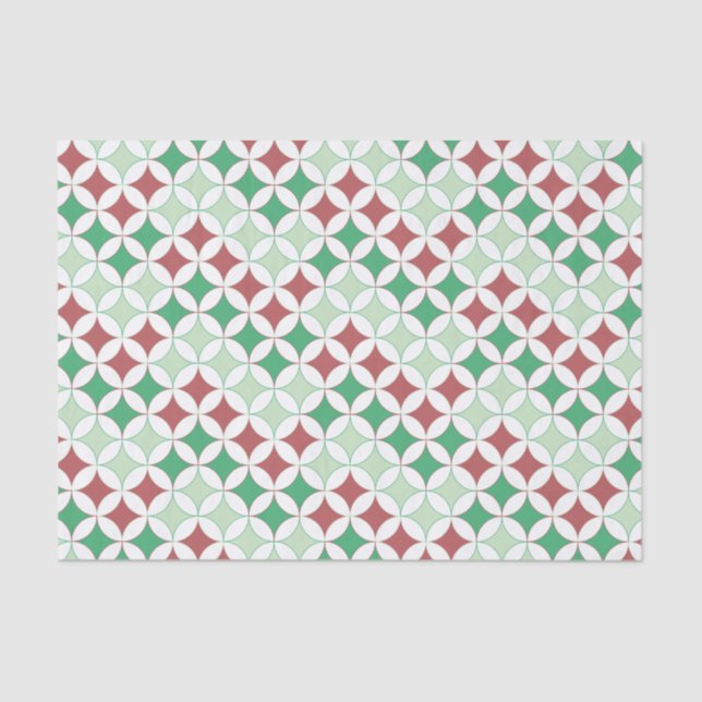 Zoomie Santa Christmas Tissue Paper (Front)