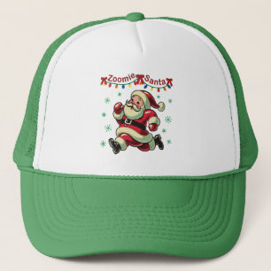 Zoomie Santa Christmas Trucker Hat