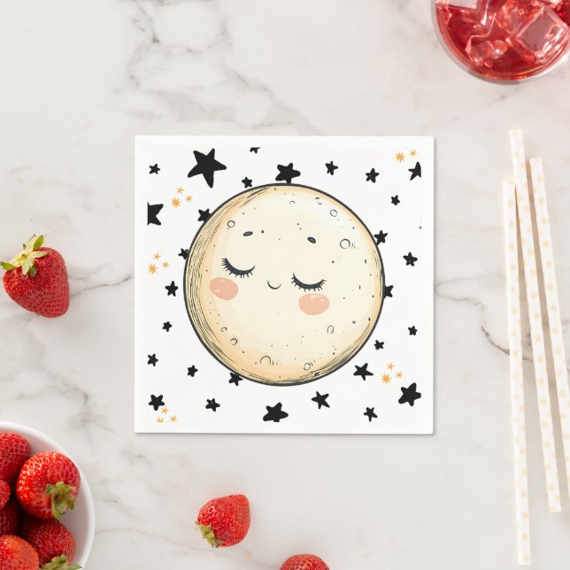 Zooming to the Moon Napkin (Insitu)