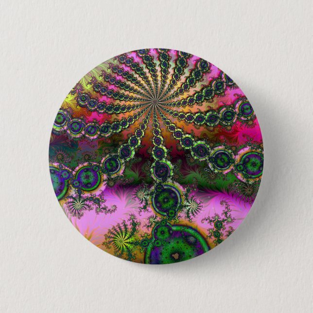 Zooped soup 6 cm round badge (Front)