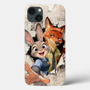 Zootopia Heroes: Judy Hopps & Nick Wilde Art iPhone 13 Case