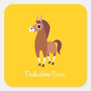 Zora the Horse Square Sticker