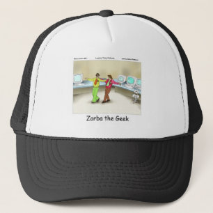 Zorba The Geek Funny Gifts Tees Mugs & Cards Trucker Hat