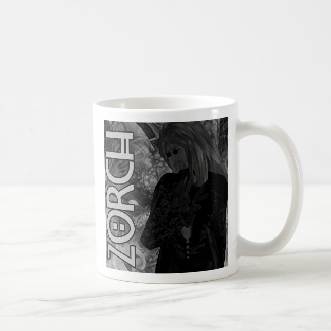 Zorch in thought coffee mug (Right)