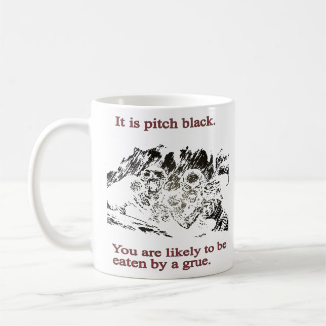 Zork Grue Coffee Mug (Left)