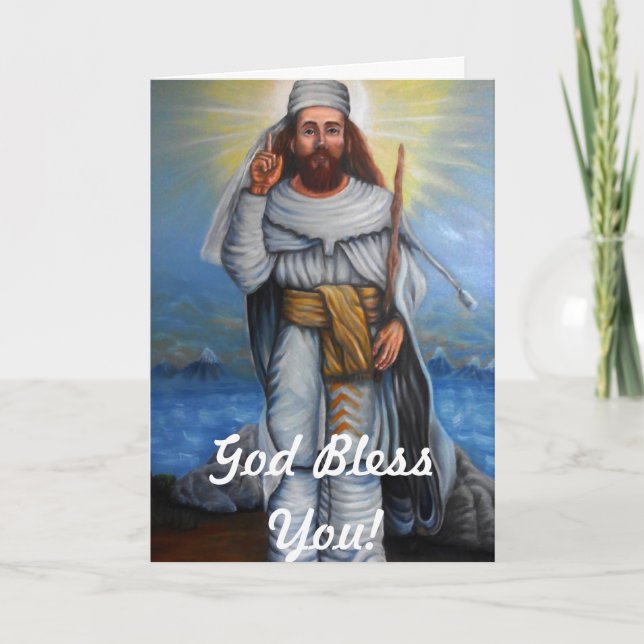 Zoroastrian Greeting Card (Front)