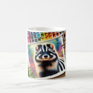 Zorrilla in Watercolor 020924AREF112 - Watercolor Coffee Mug