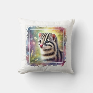 Zorrilla Watercolor Art 020824AREF102 - Watercolor Cushion