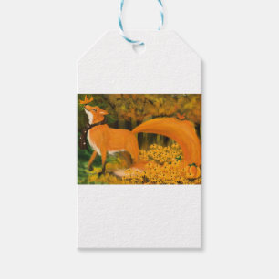 Zorrito of Autumn Gift Tags