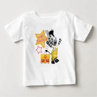 ZOU Hello Preschool Excited Little Zebra Baby T-Shirt