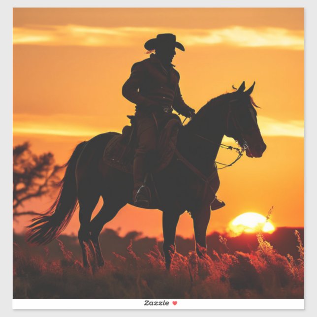 ZOYNK Cowboy Sunset 0023384 (Sheet)