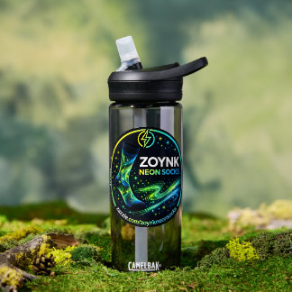 Zoynk Neon Socks Water Bottle