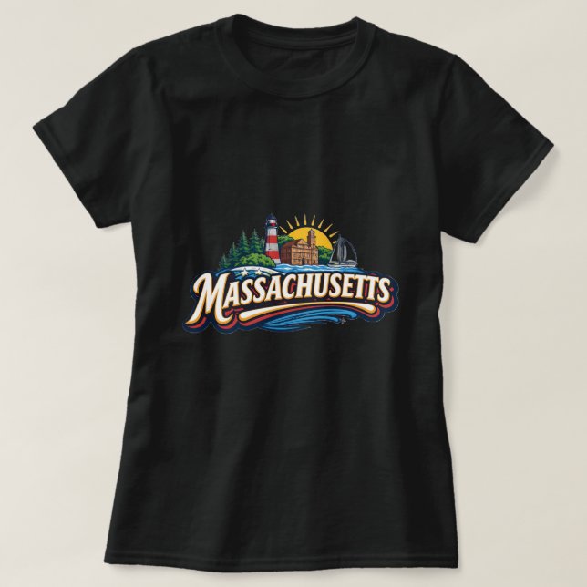 ZOYNK T-Shirt Graphics Massachusetts 0045168 (Design Front)