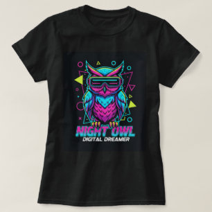 ZOYNK T-Shirt Graphics Night Owl Dreamer D0045173
