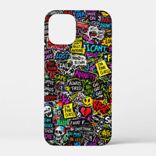 ZOYNKLAB Experiment 0047025 Chaos iPhone 12 Mini Case