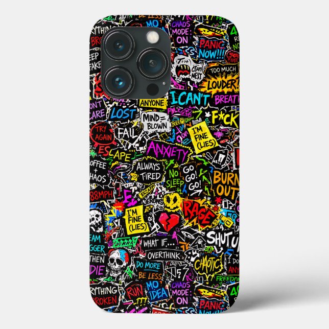 ZOYNKLAB Experiment 0047025 Chaos Case-Mate iPhone Case (Back)