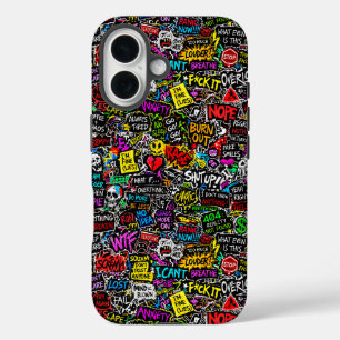 ZOYNKLAB Experiment 0047025 Chaos iPhone 16 Case