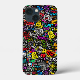 ZOYNKLAB Experiment 0047025 Chaos iPhone 13 Mini Case