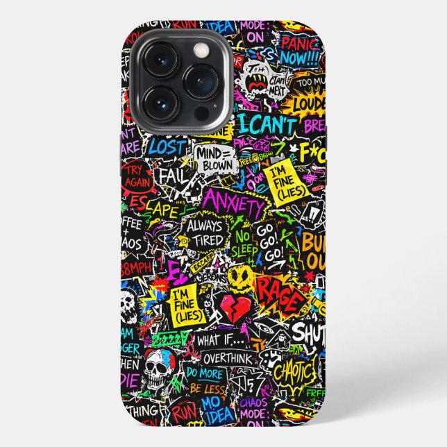 ZOYNKLAB Experiment 0047025 Chaos iPhone Case (Back)